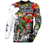 Motocross Jersey 242 O'Neal Mayhem Crank Black Motocross Jersey