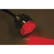 Letric Lighting Royal Flush Mount G2 LED 3-Wire, 1", Polished/Red