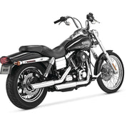 Vance And Hines Twin Slash Muffler 3in Slip On Exhaust Chrome With Fuelpak FP4