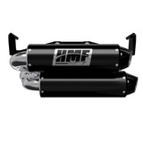 HMF Muffler Dual Slip-On Performance Exhaust Black Euro Black End Cap For Can-Am Outlander 1000/850 2025-2026 14655636183
