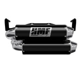 HMF Muffler Dual Slip-On Performance Exhaust Black Euro Polished End Cap For Can-Am Outlander 1000/850 2025-2026 14655636186