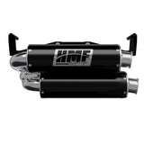 HMF Muffler Dual Full System Performance Exhaust Black Turn Down Brushed End Cap For Can-Am Outlander 1000/850 2025-2026 14656636171
