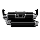 HMF Muffler Dual Full System Performance Exhaust Black Euro Polished End Cap For Can-Am Outlander 1000/850 2025-2026 14656636186