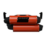 Silenciador HMF de doble sistema completo de escape de alto rendimiento, color rojo - Tapa de extremo negra Can-Am Euro para Can-Am Outlander 1000/850 2025-2026 14656637692