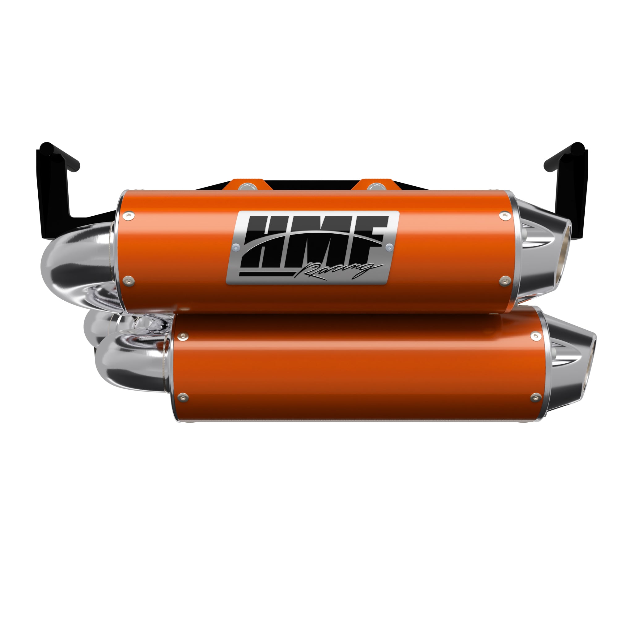 Silenciador HMF de doble sistema completo de escape de alto rendimiento, color naranja, acabado pulido europeo, para Can-Am Outlander 1000/850 (2025-2026) 14656639486