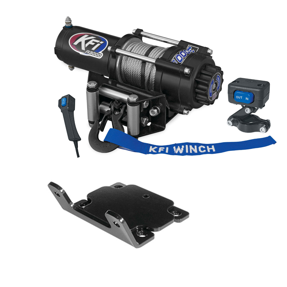 KFI 3000 lb Winch And Optional Mount
