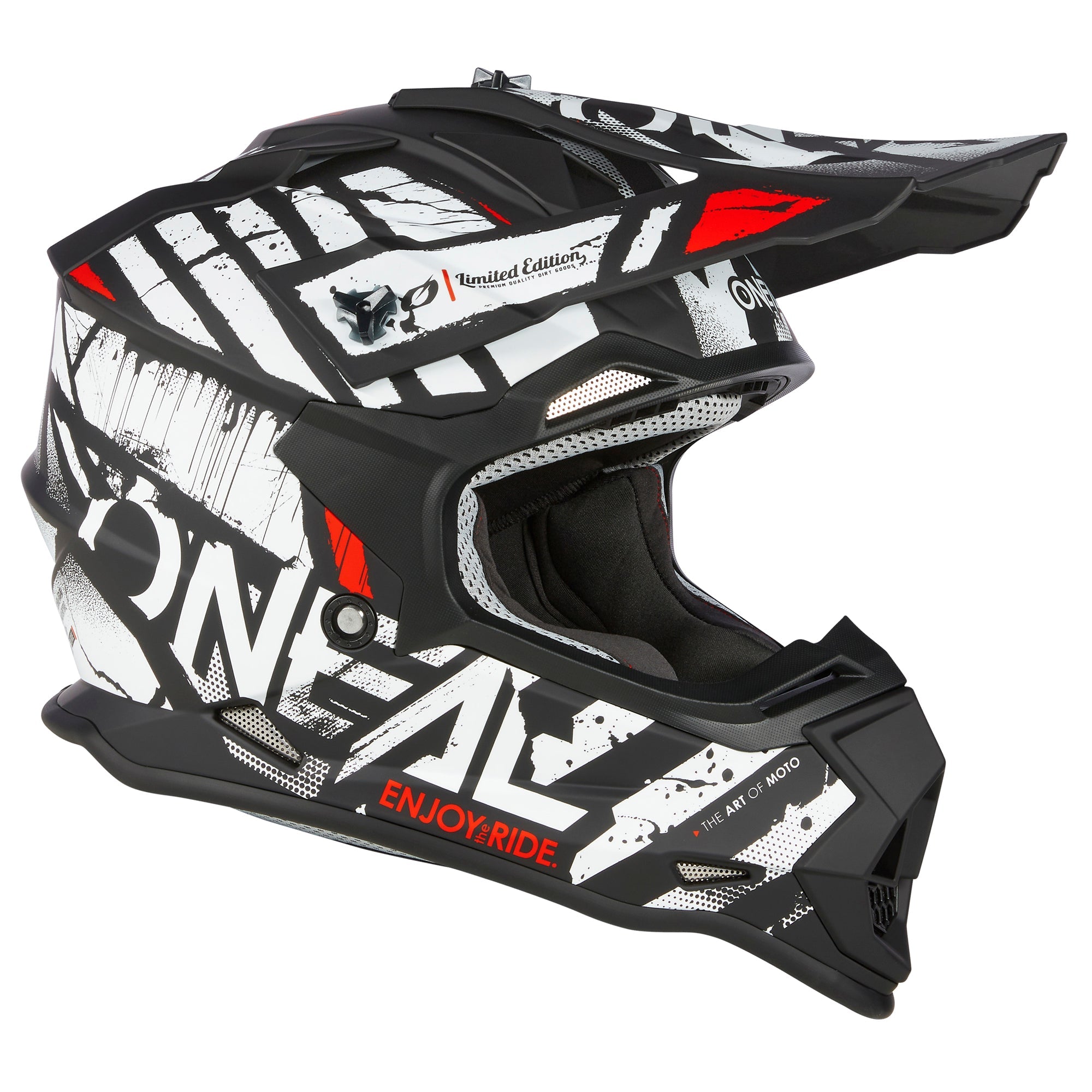 O'Neal 2 SRS Glitch Black / White Helmet