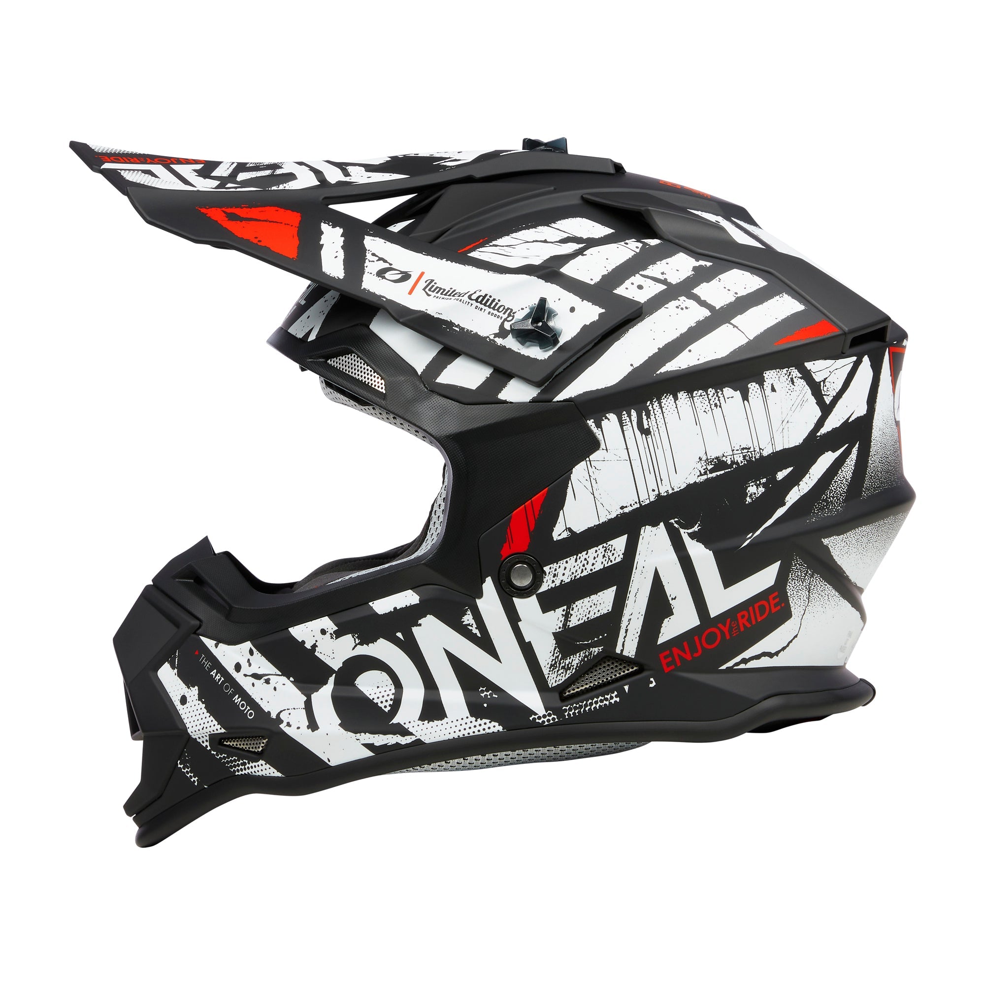 O'Neal 2 SRS Glitch Black / White Helmet