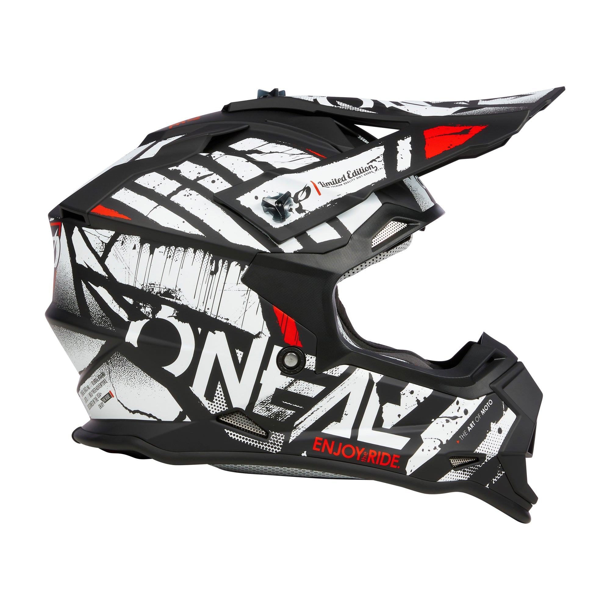 O'Neal 2 SRS Glitch Black / White Helmet