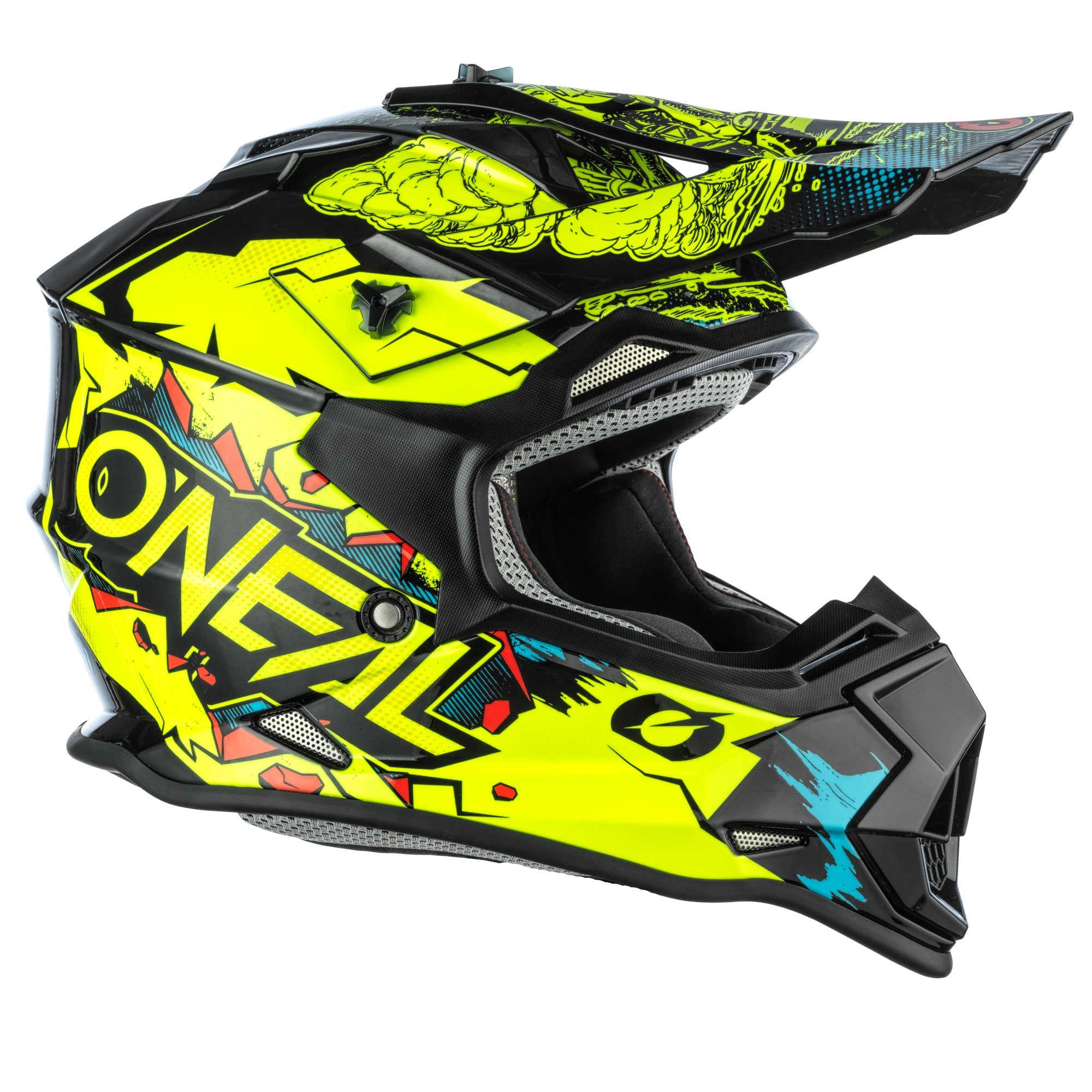 O'Neal 2 SRS Villain Neon Helmet