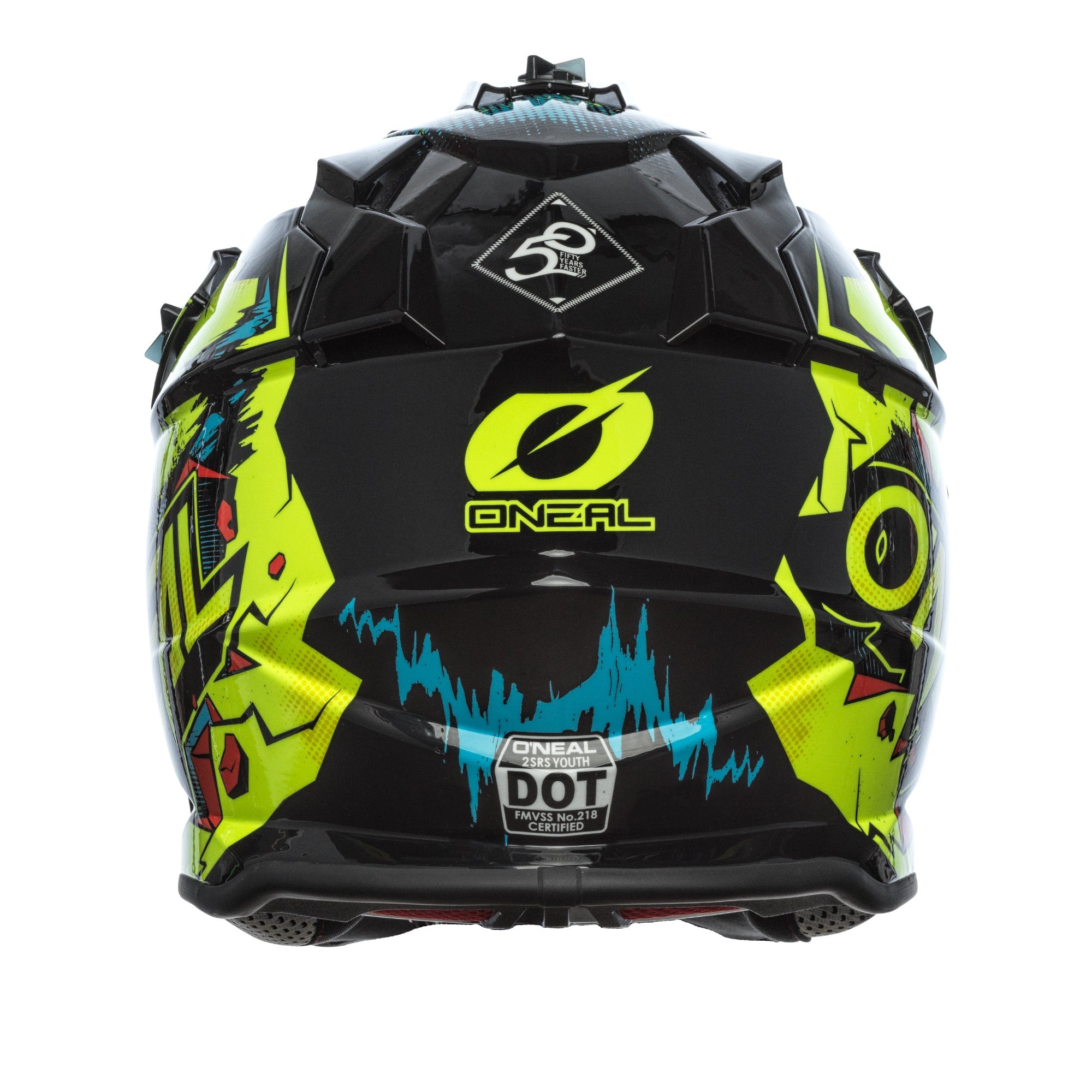 O'Neal 2 SRS Villain Neon Helmet