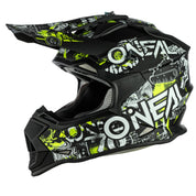 O'Neal 2 SRS Attack Black / Neon Helmet