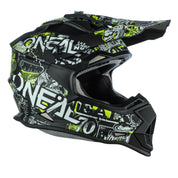 O'Neal 2 SRS Attack Black / Neon Helmet