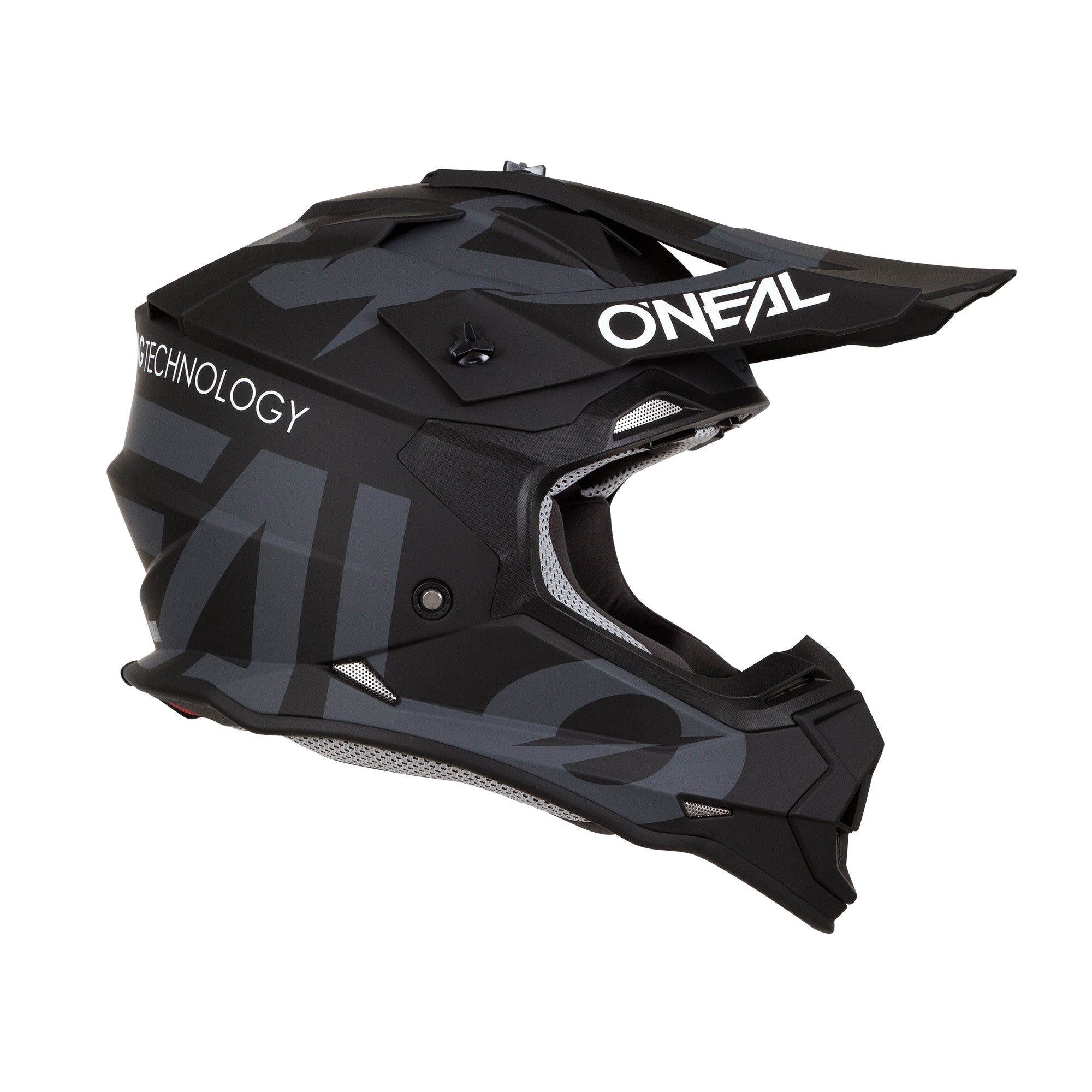 O'Neal 2 SRS Slick Black / Grey Helmet