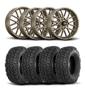 ITP Hurricane 15" Bronze Wheels And Ultra Cross R-Spec Tires [31x9.5-15]