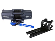 Viper V2 ATV Winch Kit 3500 lb Standard Spool With 40 Feet Black Synthetic Rope With Mount For Polaris Sportsman Models 2005