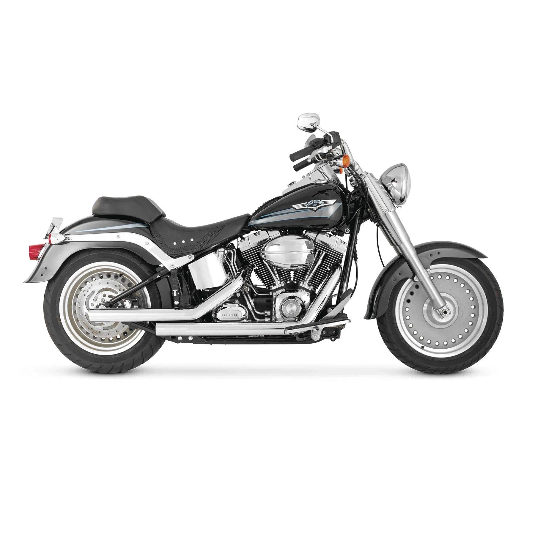 Vance & Hines 17817 Straightshots for V-Twin; Chrome; Optional quiet baffle available