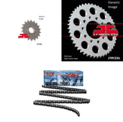 530ZVM-X Natural, Front & Rear Sprocket Kit HONDA VF700F Interceptor 1984-1985