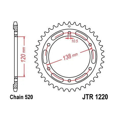 Steel Rear Sprocket 36T for Street HONDA CBR250R 2011-2013