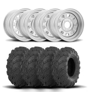 ITP Delta Steel 12" Wheels And Mud Lite Tires [25x10-12]