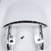National Cycle Clear SwitchBlade 2-Up Quick Release Windshield With Mount Kit, Straight Forks