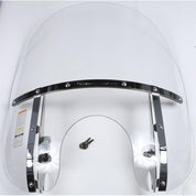 National Cycle Clear SwitchBlade 2-Up Quick Release Windshield With Mount Kit, Straight Forks