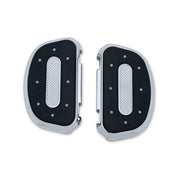 Kuryakyn Chrome Heavy Industries Passenger Floorboards Harley Touring Dyna 7043