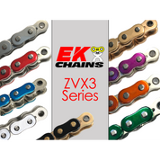 EK 520-ZVX3 Motorcycle Drive Chain (Specify Links and Color) Rivet Master Link