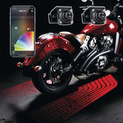 XK Glow CurbFX 2-Piece LED Light Projector Kit Wing - XK-CFX-STA-WING