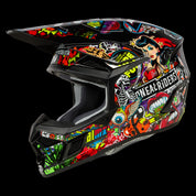 O'Neal 3 SRS Crank Multi Color Helmet