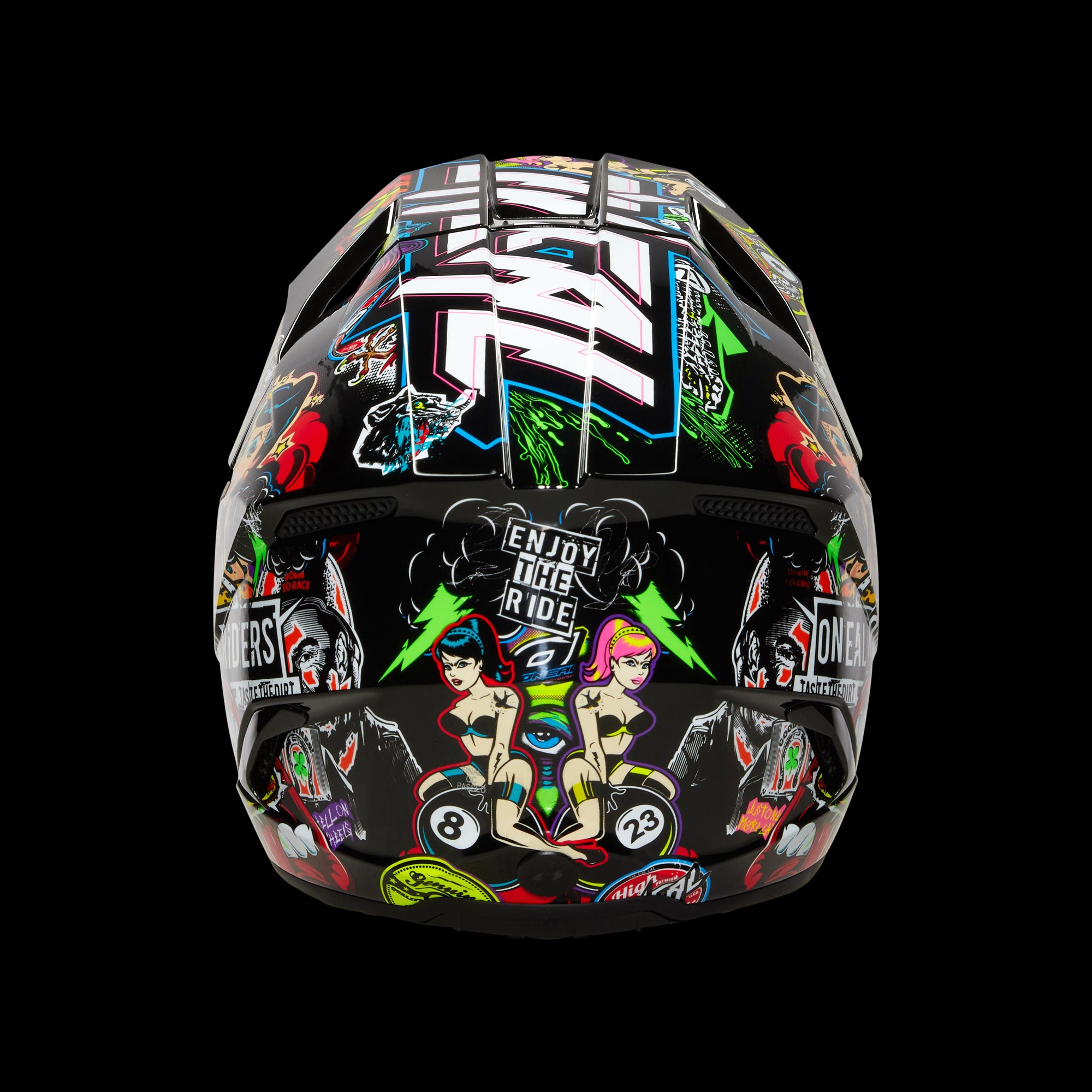 O'Neal 3 SRS Crank Multi Color Helmet