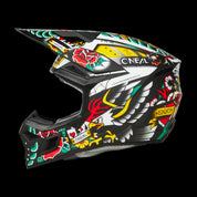 O'Neal 3 SRS Inked Multi Color Helmet