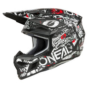 O'Neal 3 SRS Attack Black / White Helmet