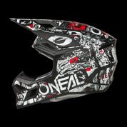 O'Neal 3 SRS Attack Black / White Helmet