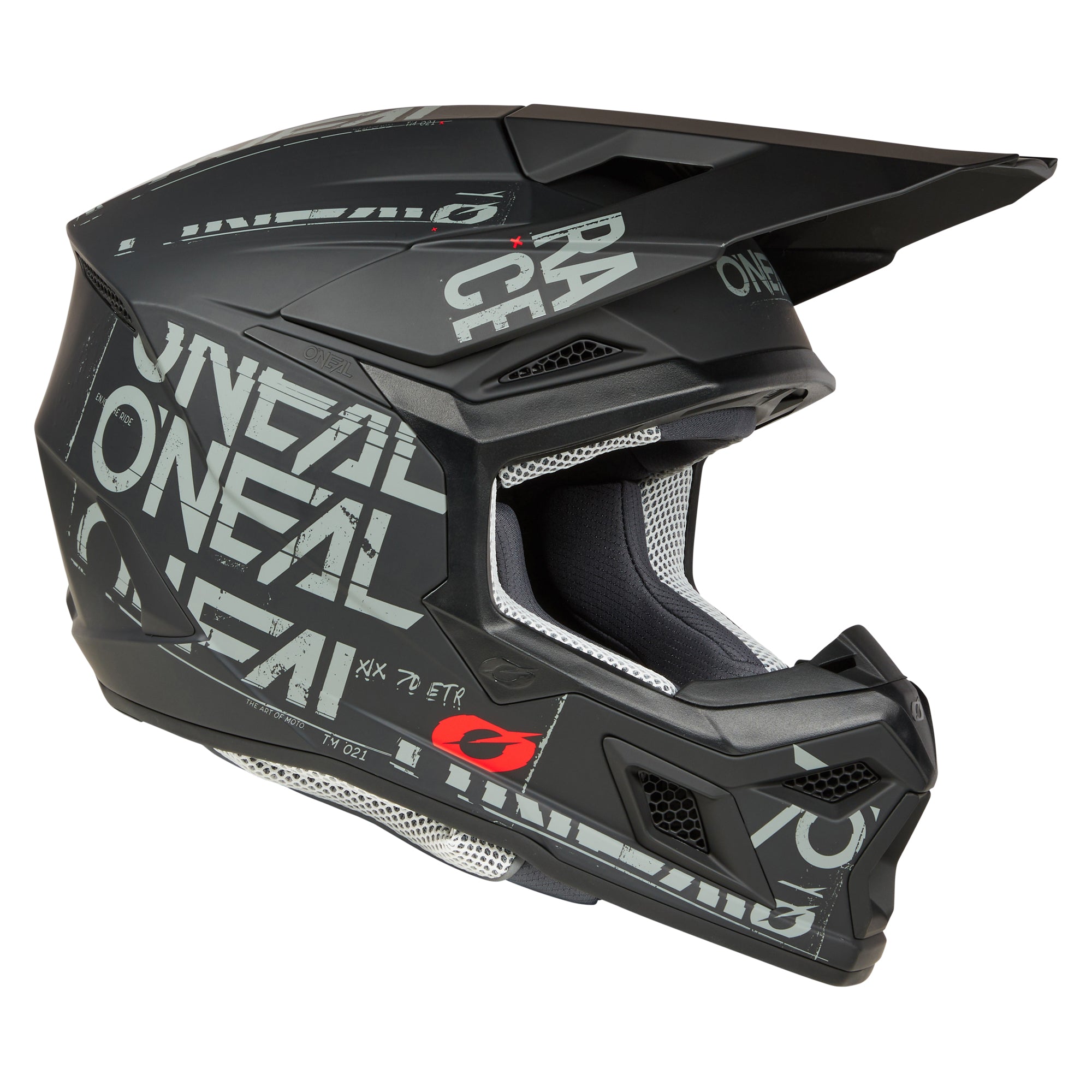 O'Neal 3 SRS Static Black / Grey Helmet