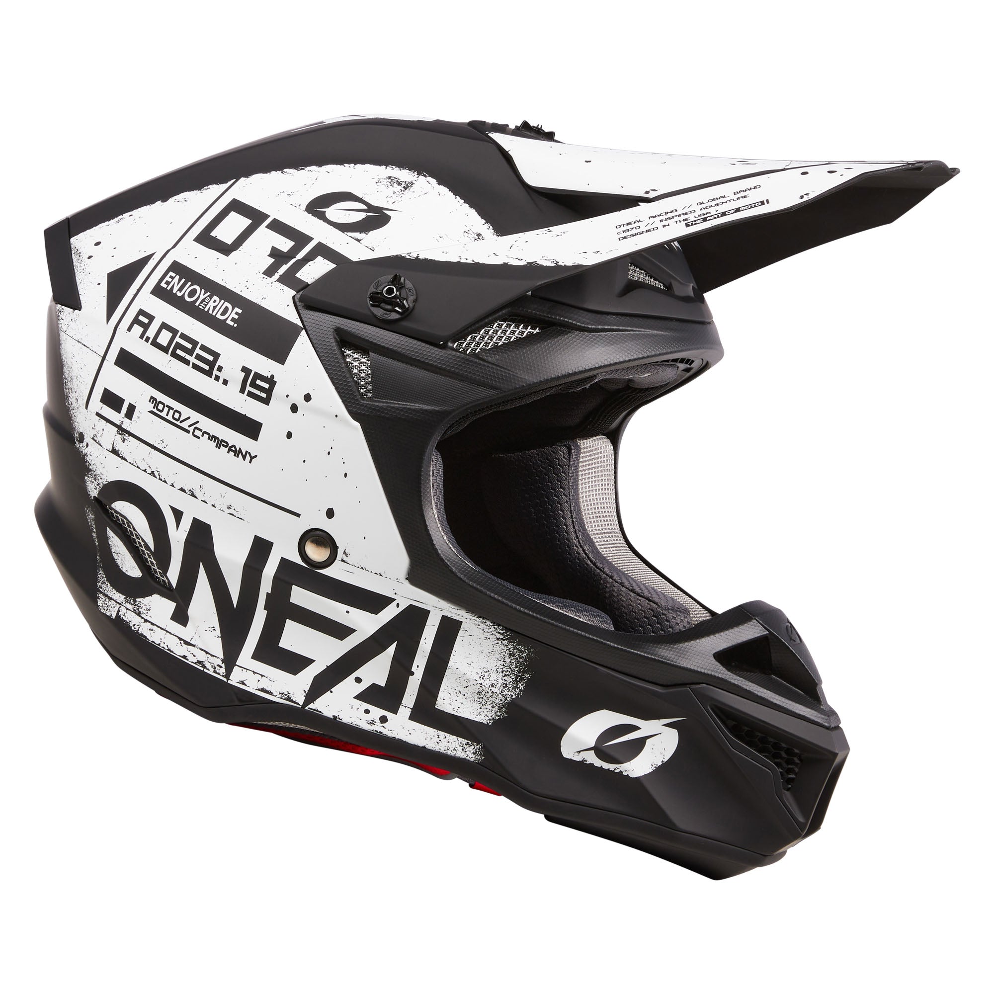 O'Neal 5 SRS Scarz Black / White Helmet