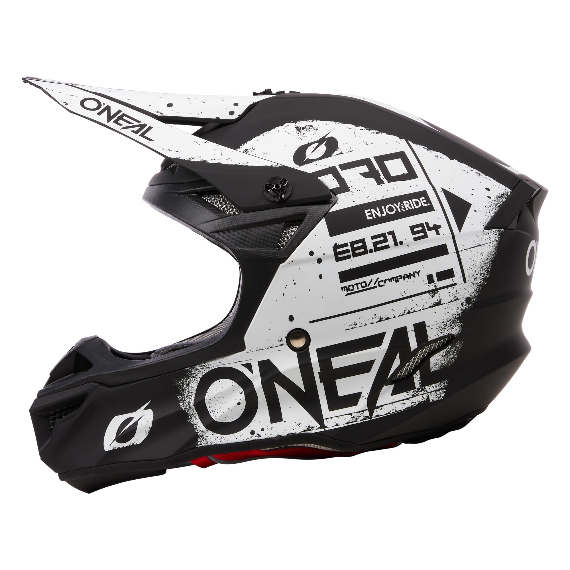 O'Neal 5 SRS Scarz Black / White Helmet