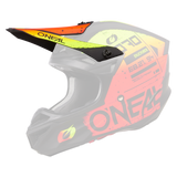 Oneal 5 SRS Scarz Black / Red Helmet Visor - 0628-060