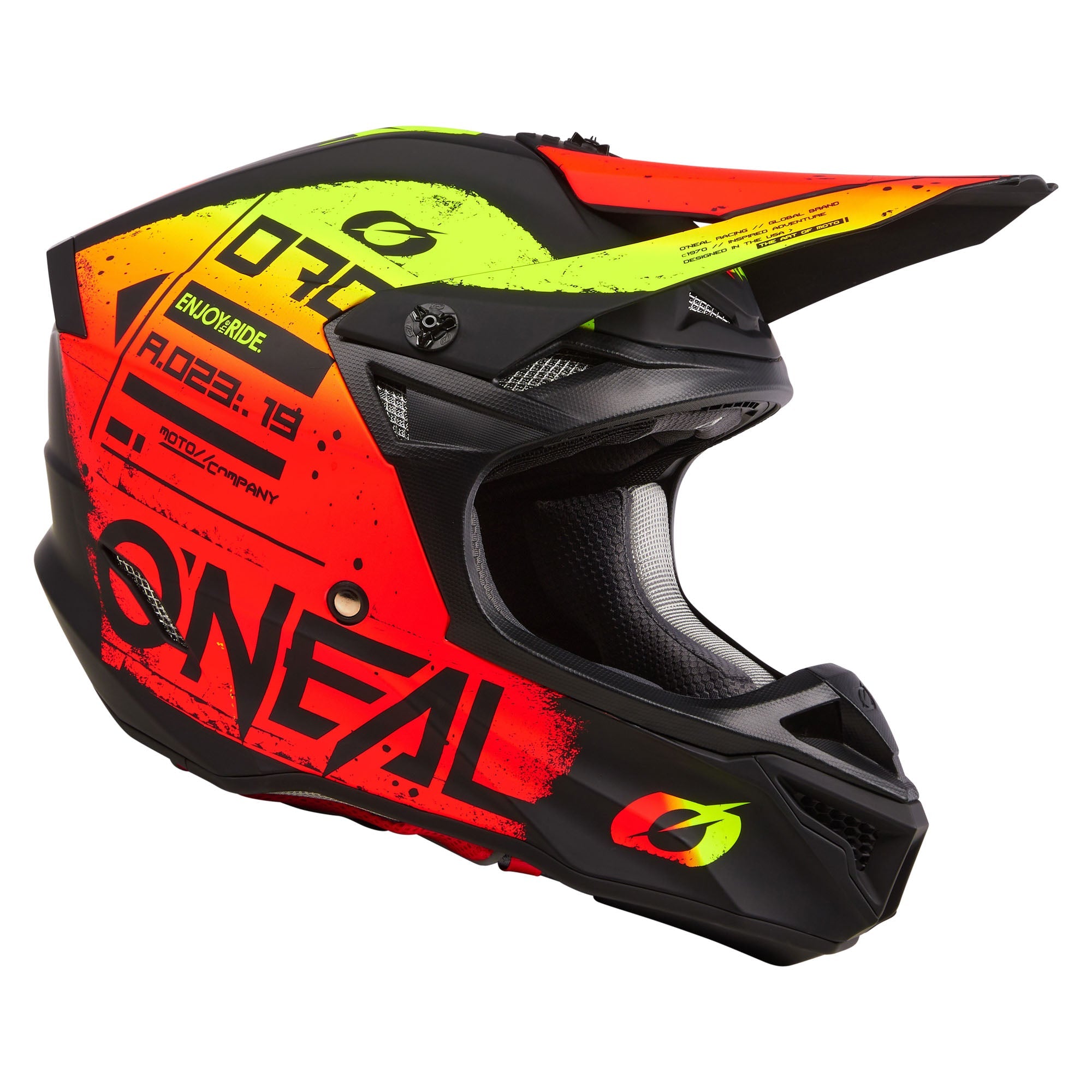 O'Neal 5 SRS Scarz Black / Red Helmet