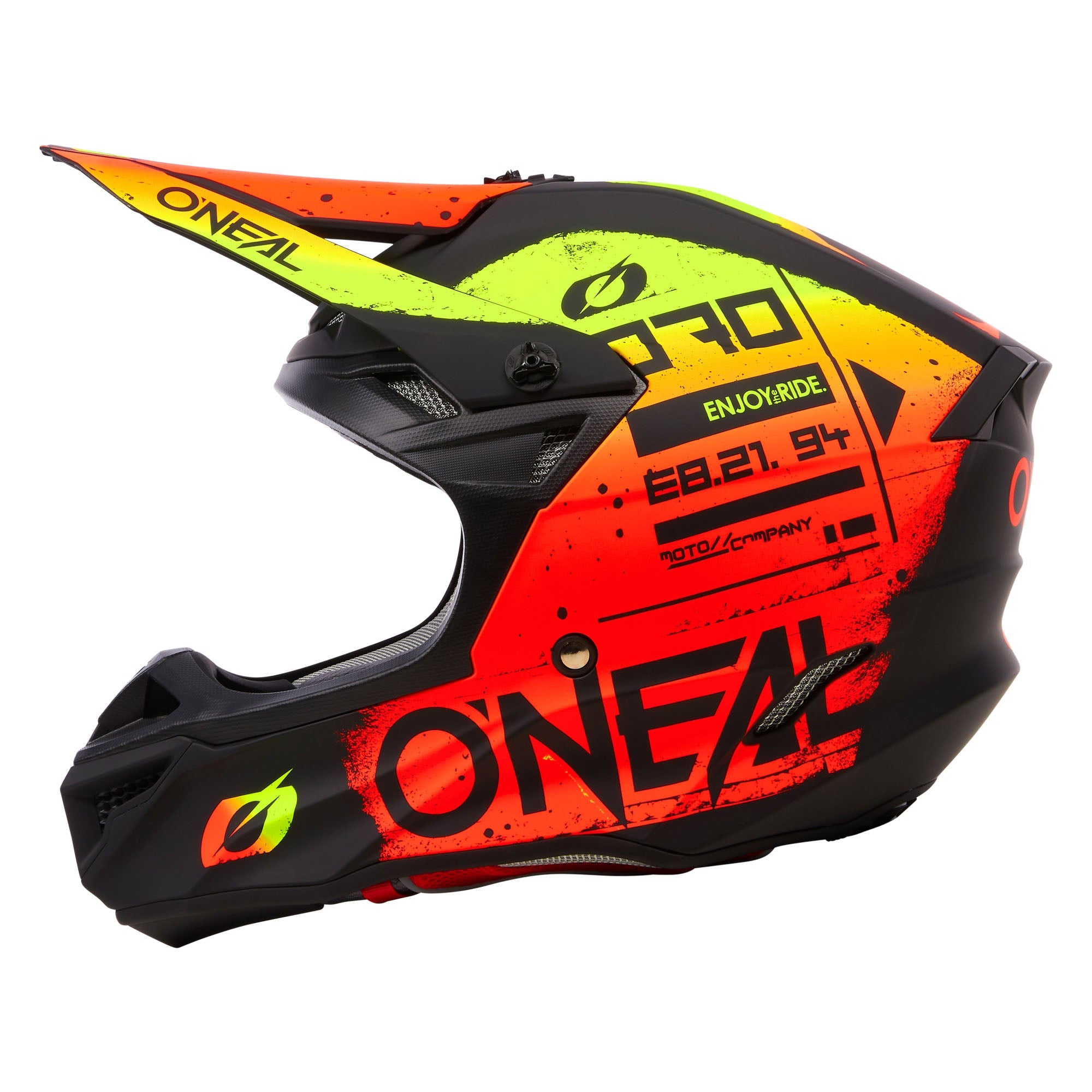 O'Neal 5 SRS Scarz Black / Red Helmet