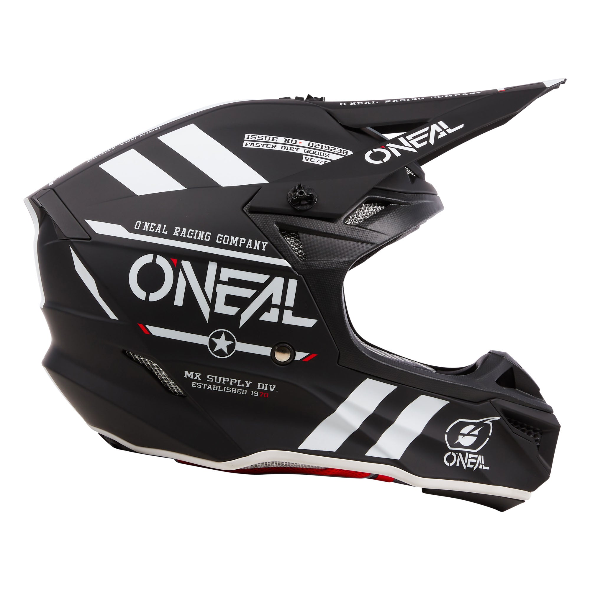 O'Neal 5 SRS Warhawk Black Helmet