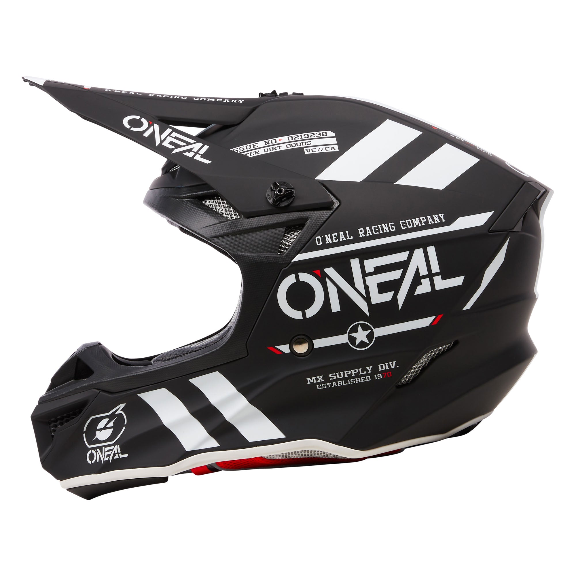 O'Neal 5 SRS Warhawk Black Helmet