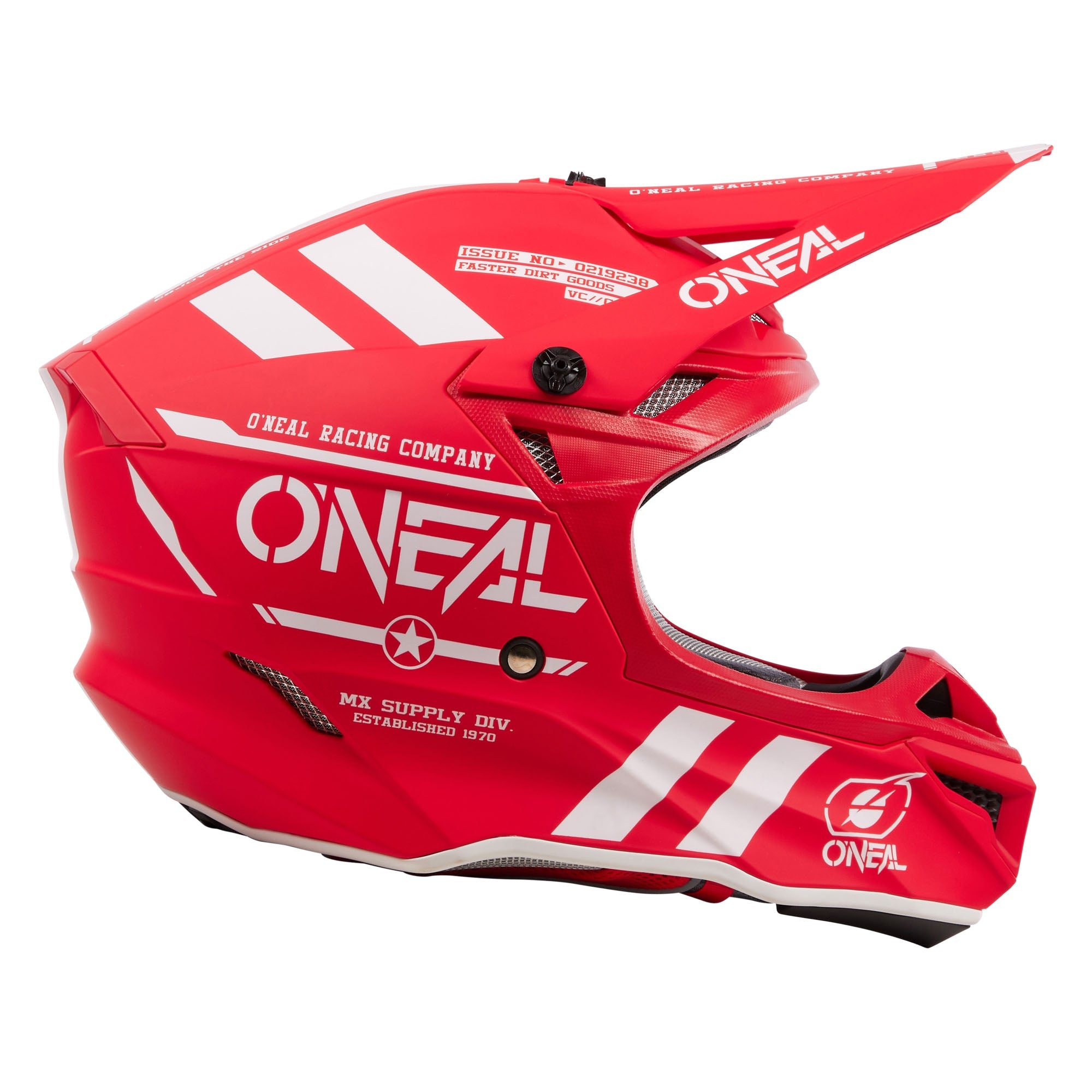 O'Neal 5 SRS Warhawk Red Helmet