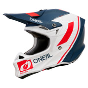 O'Neal 10 SRS Flow Blue / White / Red Helmet