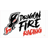 DragonFire Racing White Flag - One-sided Print - 04-0105