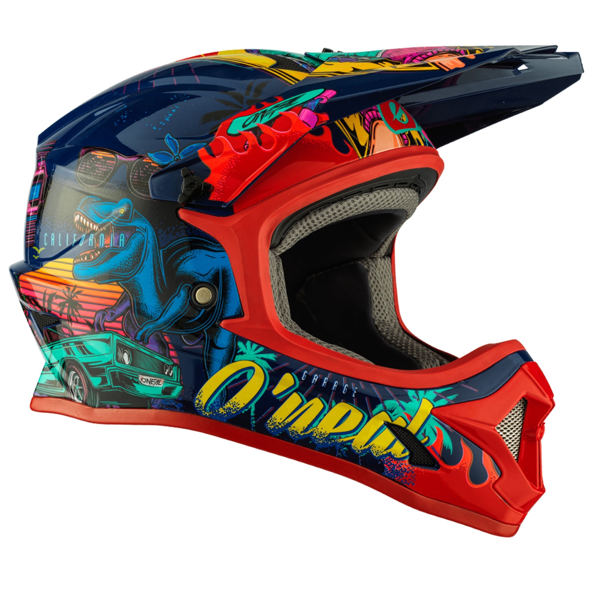 O'Neal 1 SRS Youth REX Multi Color Helmet