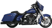 Vance And Hines Monster Round Slip On Exhaust 4in Black With Fuelpak FP4