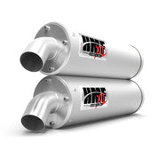 HMF Dual Slip On Titan-XL Exhaust for Polaris RZR XP/4 Turbo/S 16-21