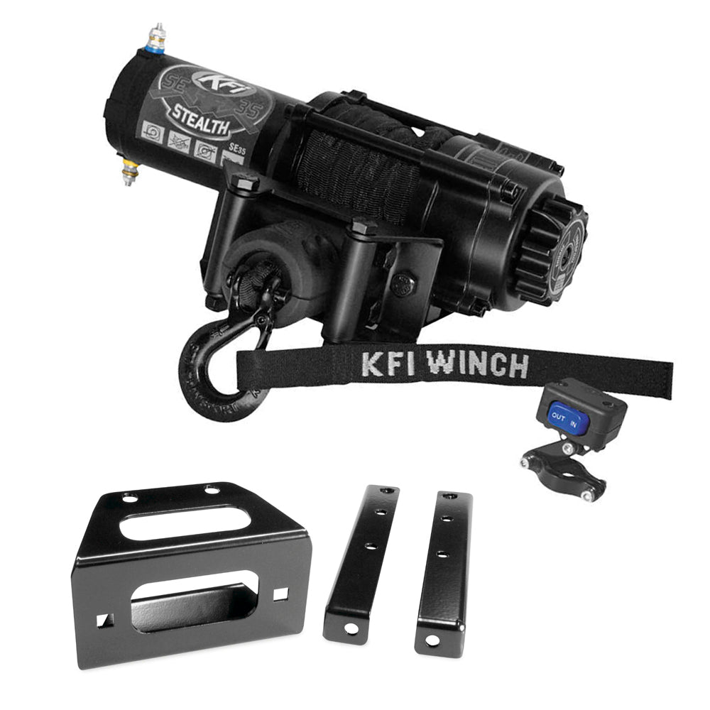 KFI 3500 lb Assault Winch And Optional Mount