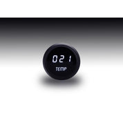 Intellitronix Water Temperature LED Digital Gauge in Black Bezel - White